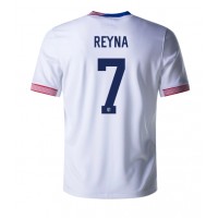 Dres Spojené Štáty Giovanni Reyna #7 Domáci Copa America 2024 Krátky Rukáv